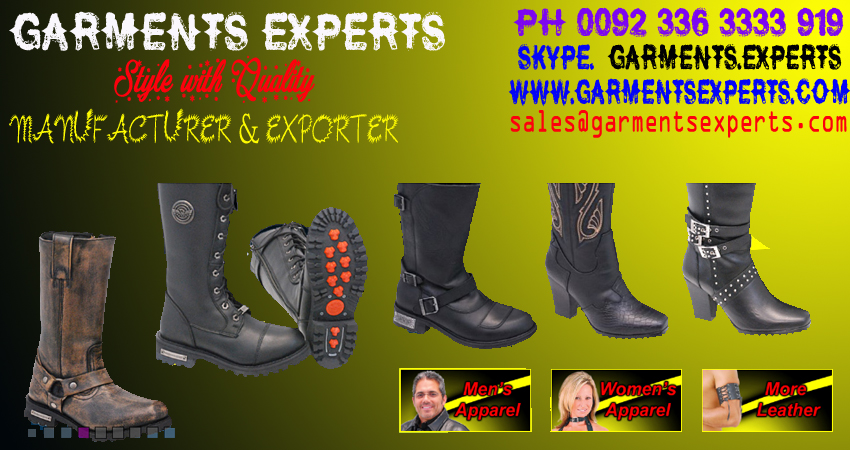 LEATHER GARMENTS , GARMENTS EXPERTS COM , LEATHER BOOTS , MOTORBIKE LEATHER SHOES , BIKER SHOES , BIKER BOOTS, BOOTS , LADIES AND GENTS BIKER BOOTS , BIKER SHOES , LEATHER SHOES , BIKER BOOTS
